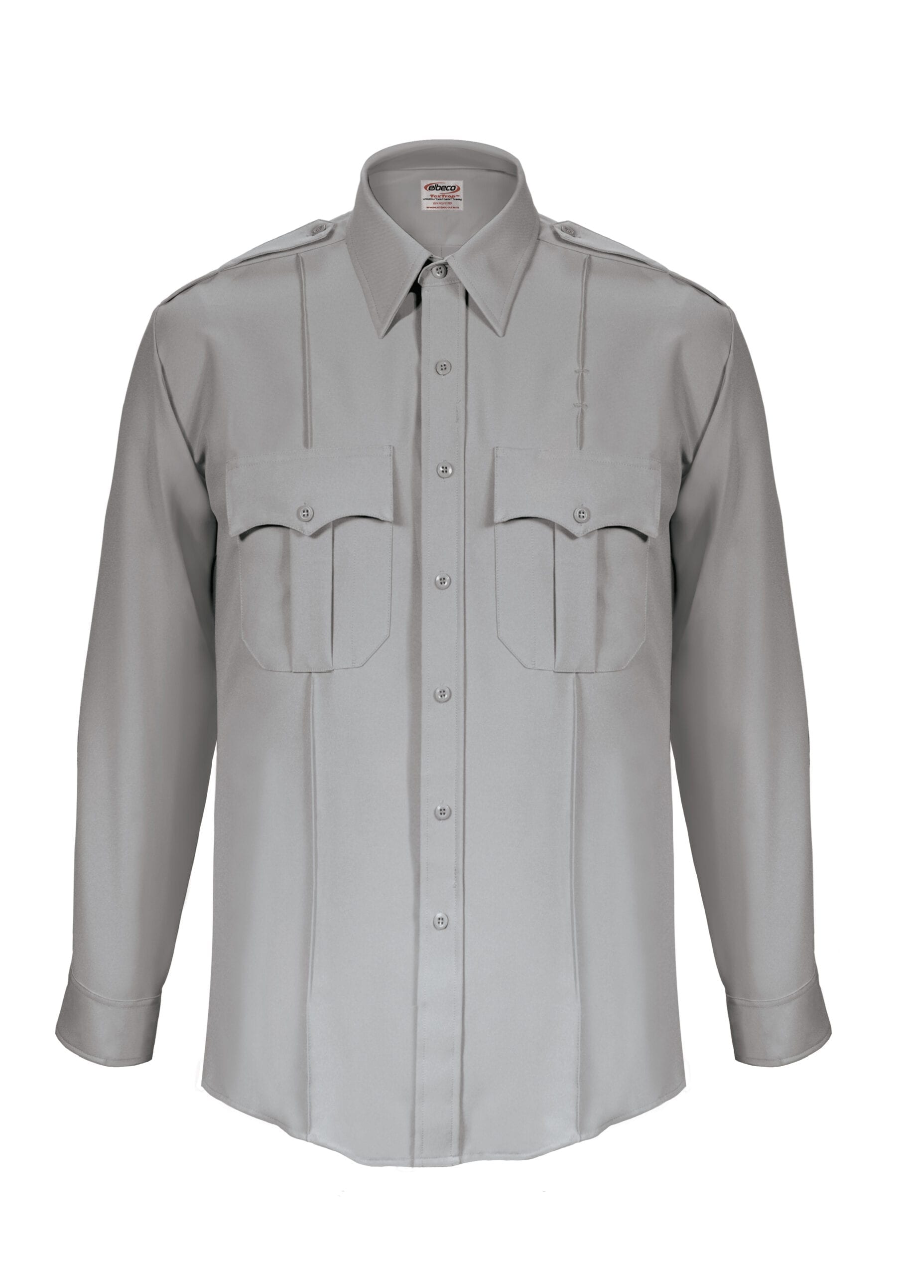 Elbeco Mens Textrop2 Long Sleeve Class A Uniform Shirt, Grey - COPS ...