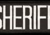 2" X 4" Sheriff Dept Patch, White/Black