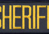 2" X 4" Sheriff Department Rectangle Chest Patch - Image 3