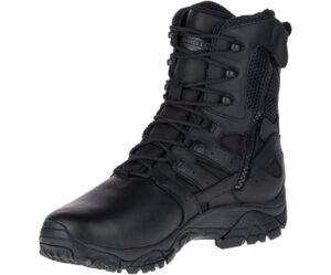 Merrell Mens Moab II Tactical Response Side Zip Waterproof Boot, Black