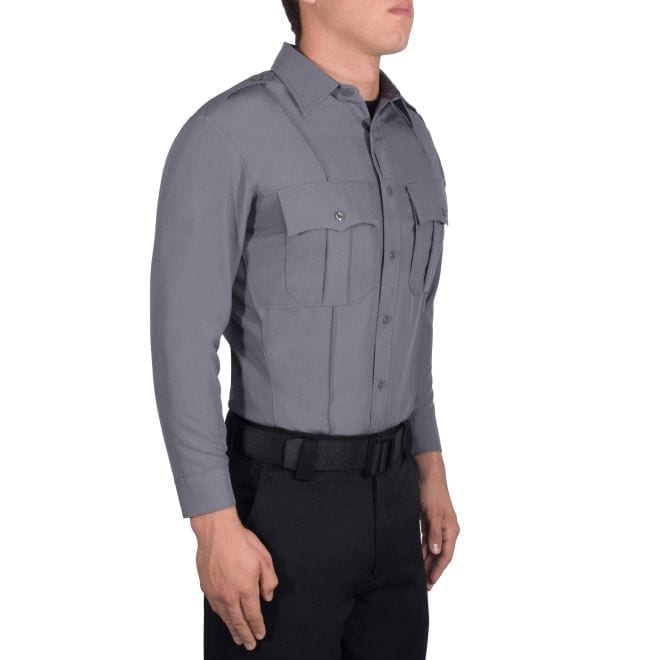 Blauer Mens SuperShirt, Long Sleeve - Grey - COPS Products